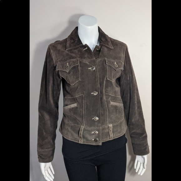 🍒 SKOTTS SUEDE Jacket !!! Premium Quality Washable Suede !!! - Picture 3 of 15